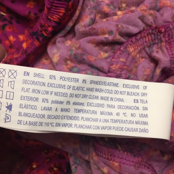 Forever 21 Fuchsia/Teal Off Shoulder Romper - Picture 6 of 6